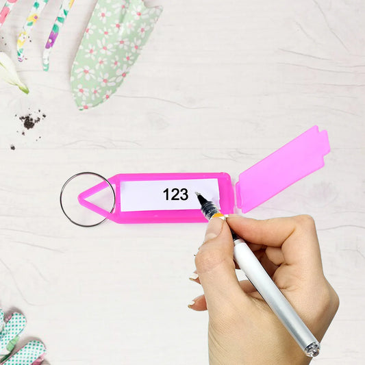 1 Pc Keychain Tag Label Used For Decorative Purpose On Keys And All - Zidbik
