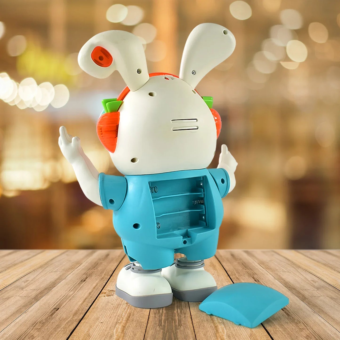 Swing Rabbit Musical Dancing Toy Interactive Bunny With Lights Sounds (1 Pc Battery Not Included) - Zidbik