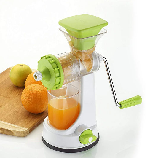 8103 Ganesh Kitchenware Plastic Hand Juicer New Smart Fruit Vegetable Multipurpose Juicer (Colorrandom Greenblueredorange) ( Colors May Vary ) (Multicolor Pack Of 1) - Zidbik