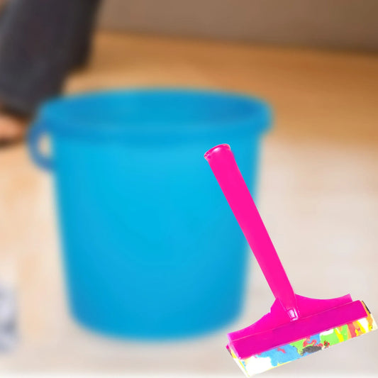 3432 Premium Quality Foam Plastic Handle Bathroom Floor Cleaning Wiper - Zidbik