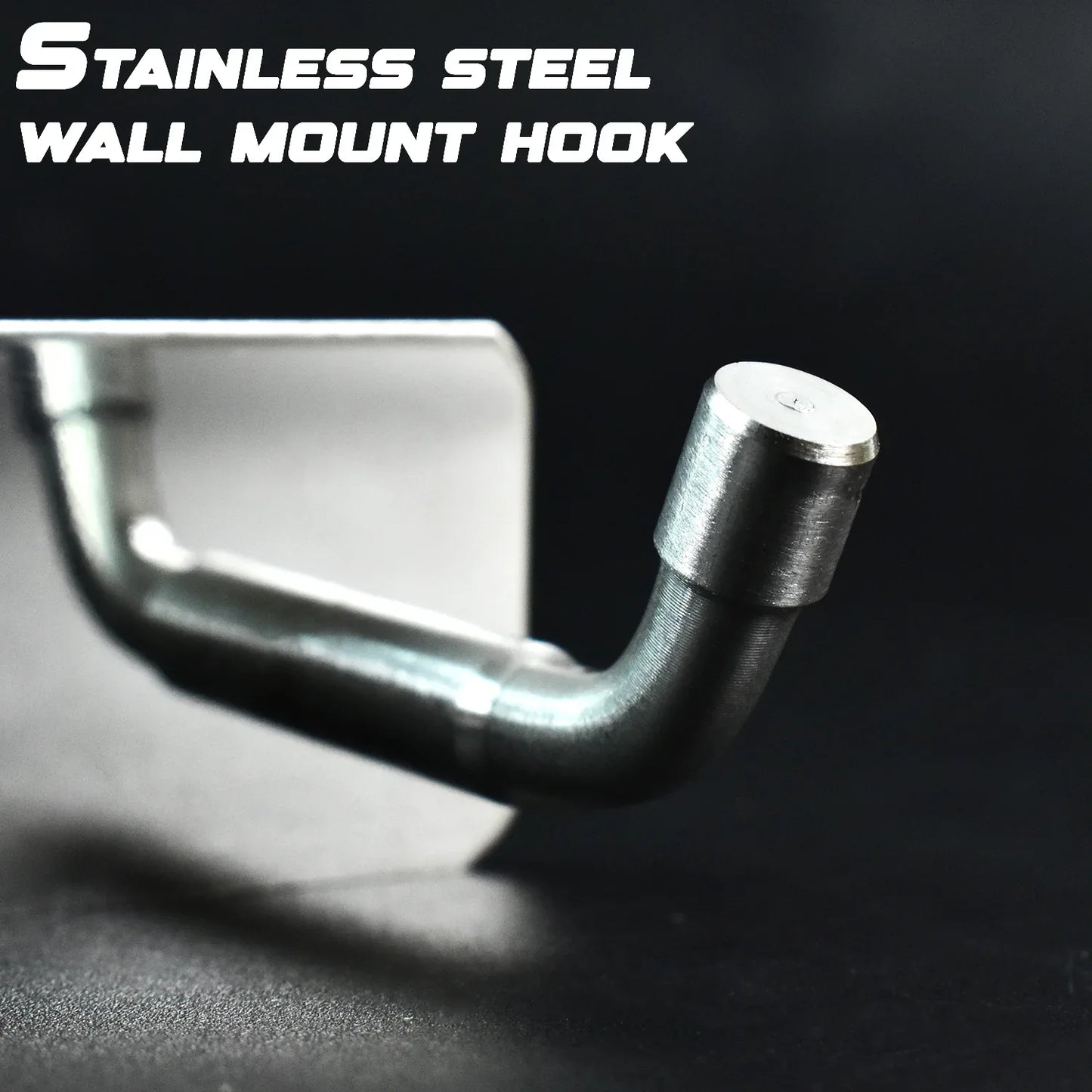 Stainless Steel Wall Mounted Coat 3 Hook Rack (14x3 1 Pc) - Zidbik