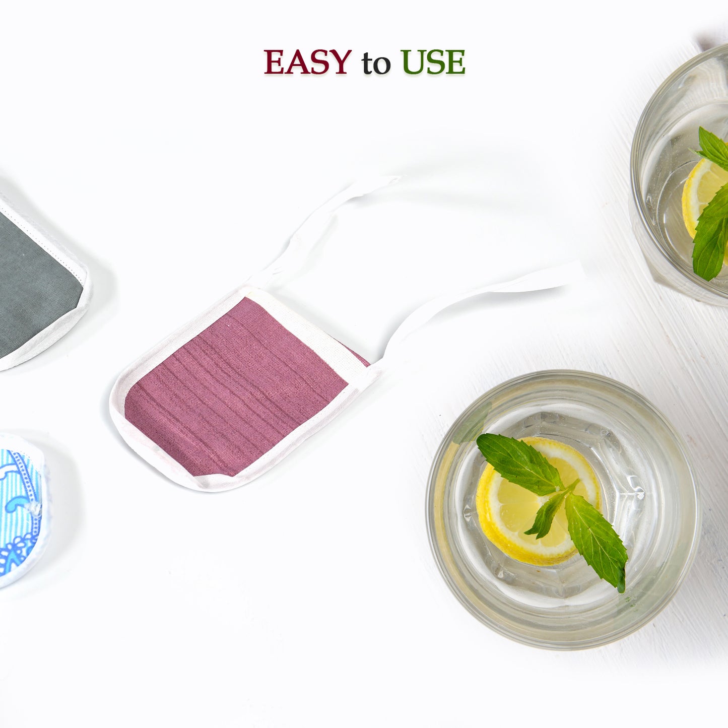 4682 Cotton Water Filter Non Plastic Water Filter Covers Double Layered Cotton Reusable Water Filter For Home Office Multiuse Cover - Zidbik