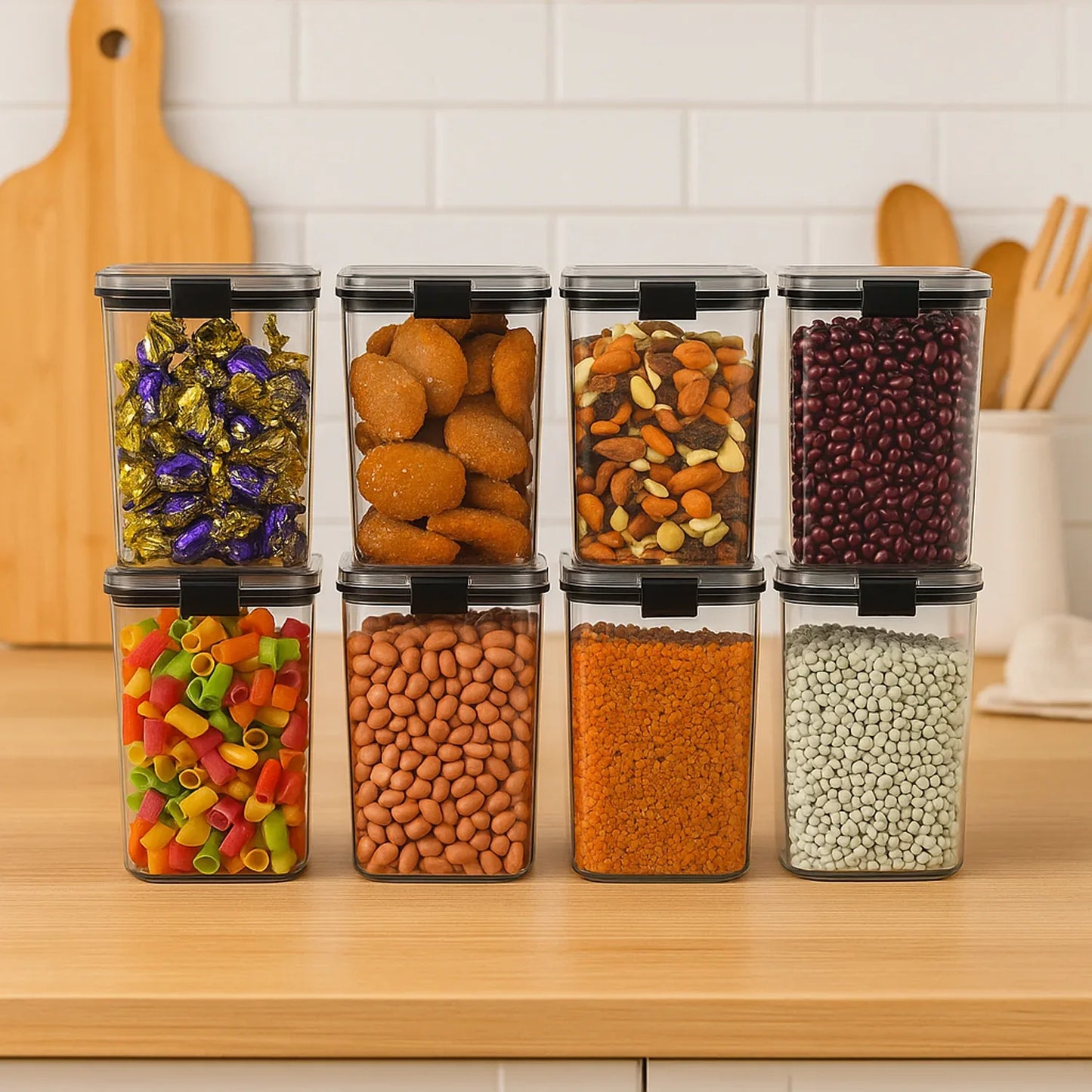 1200 Ml Airtight Lock Lock Food Storage Container Set 2 Piece - Zidbik