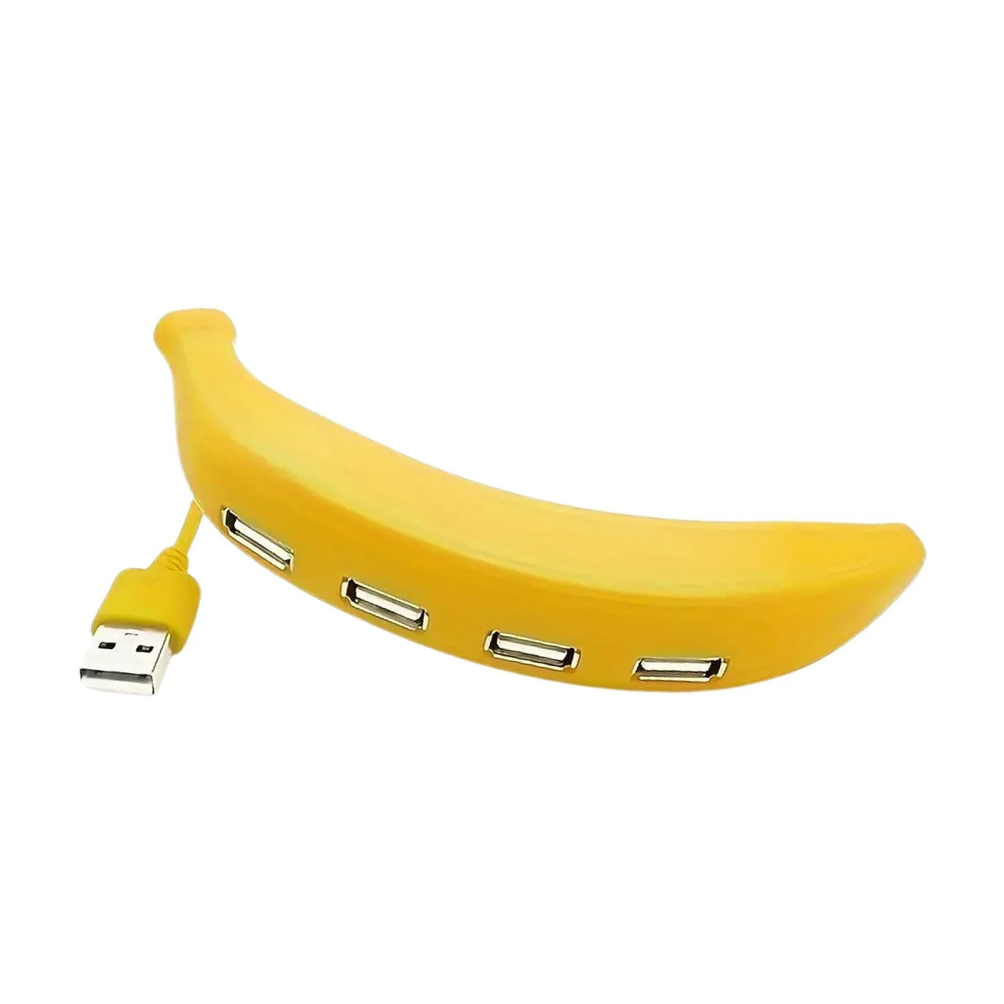 Banana Shape Usb Hub 2.0 Hub Usb Splitter 4-port Usb Hub (1 Pc) - Zidbik