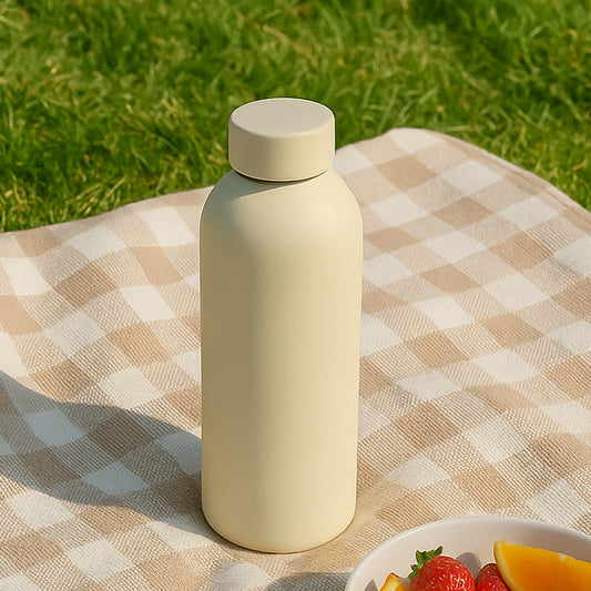 Stainless Steel Double Wall Vacuum-insulated Drink Water Bottle (Mix Color 500 Ml Approx) - Zidbik