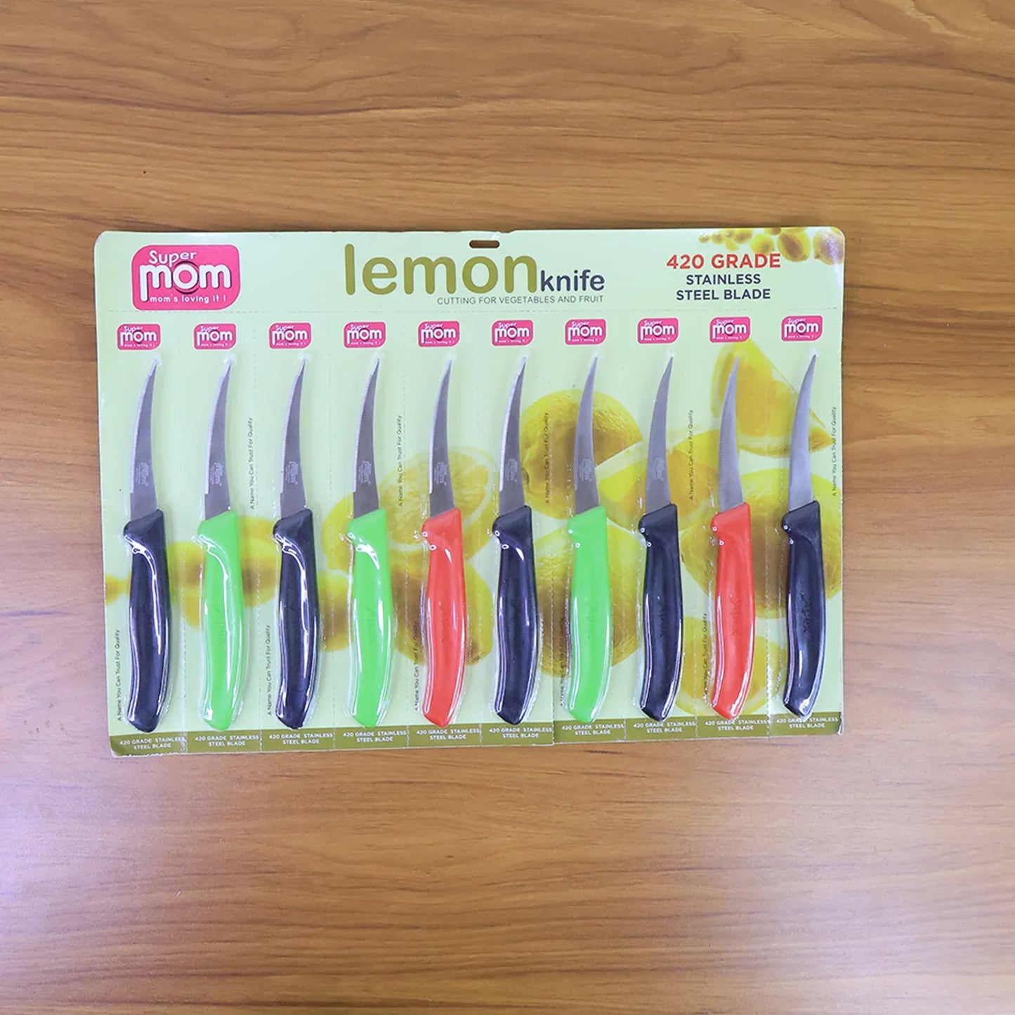 Supermom Stainless Steel Lemon Knife (10 Pc Set) - Zidbik
