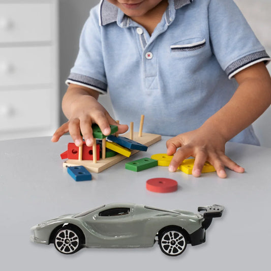 Metal Mini Car Toy Free Wheel Toy Vehicle (Multicolor 1 Pc) - Zidbik