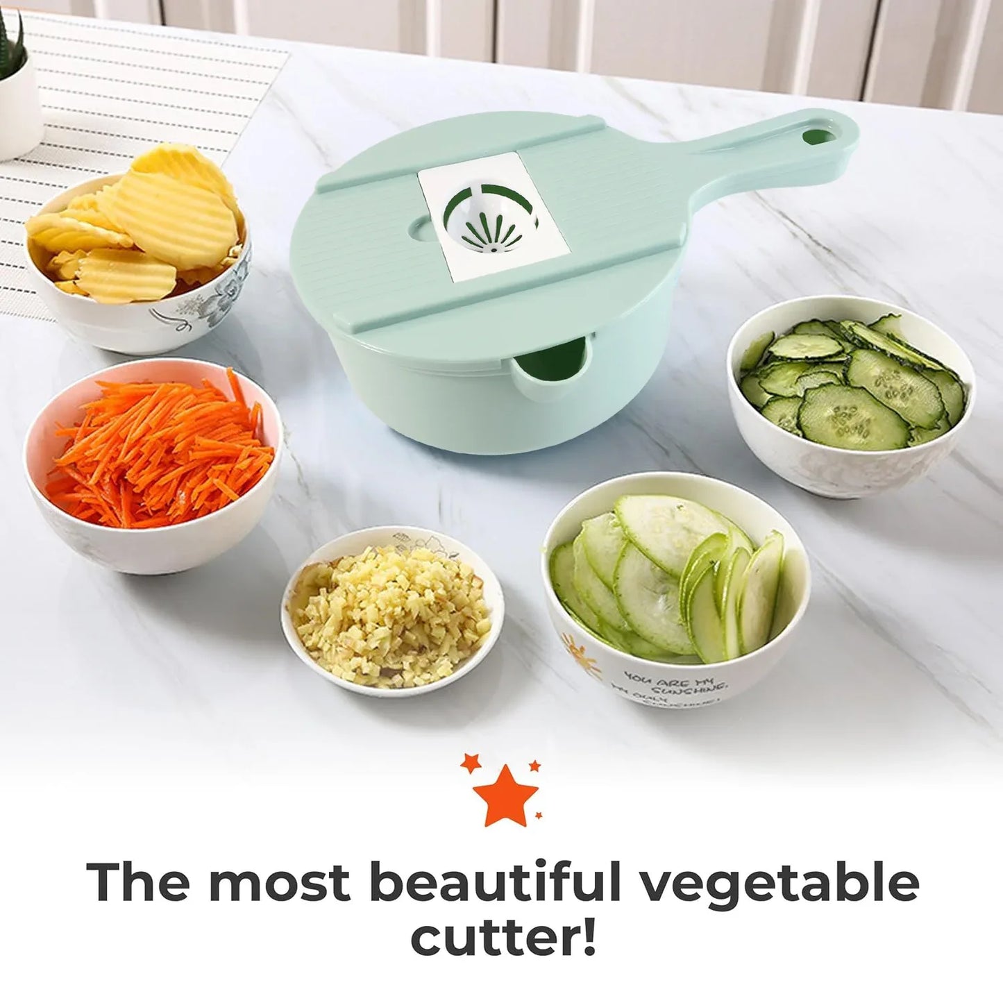 Multi-function Vegetable Cutter Grater Set - Zidbik