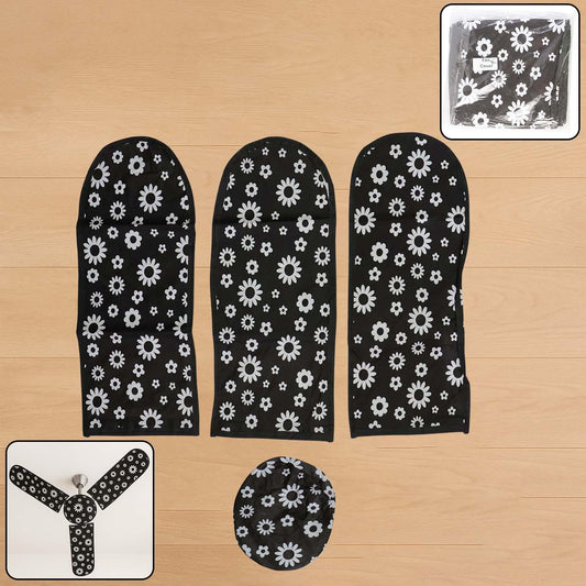 4 In 1 Ceiling Fan Dust Proof Cover Set - Zidbik