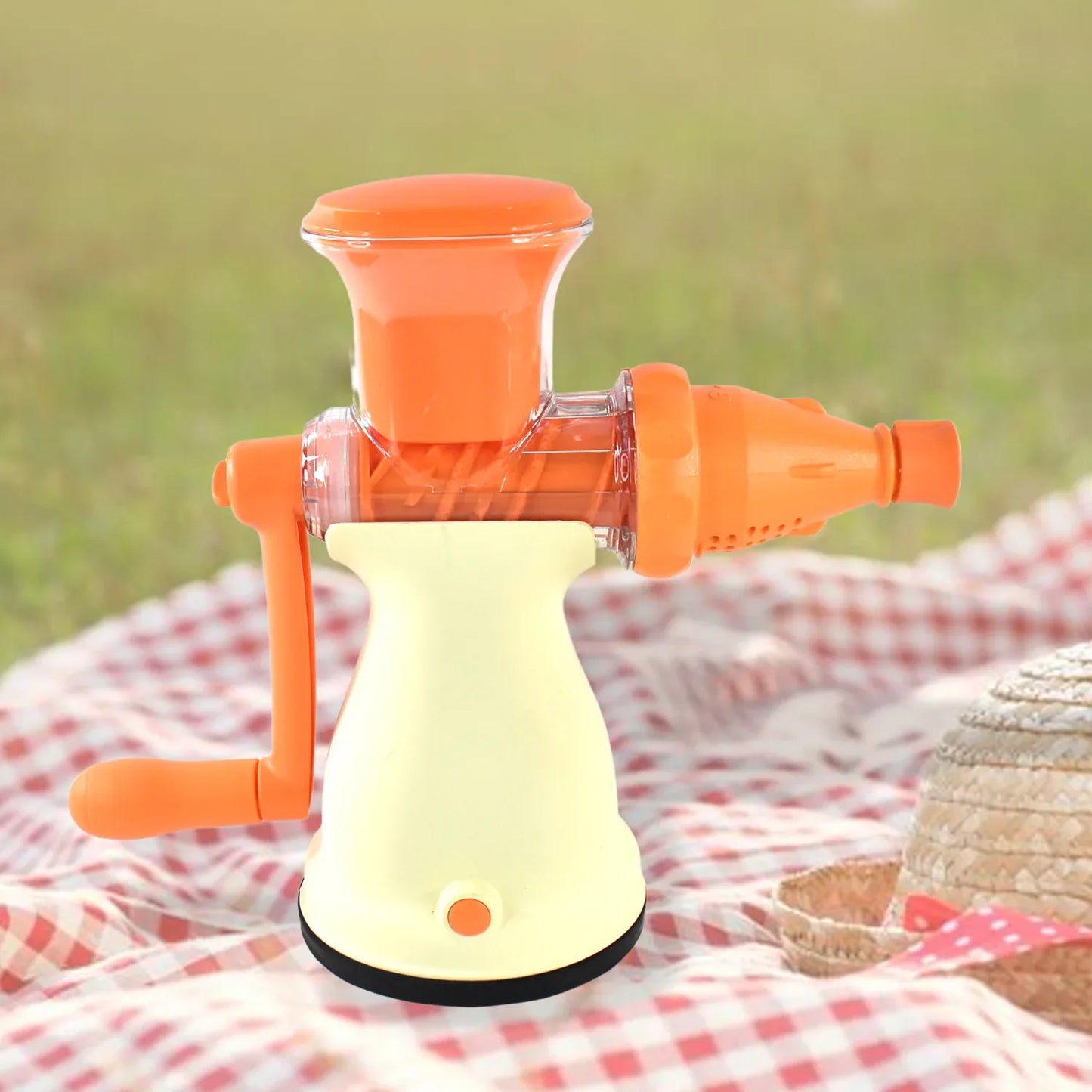 Apex Manual Carrot And Fruit Juicer Heavy-duty (1 Pc With Glass) - Zidbik