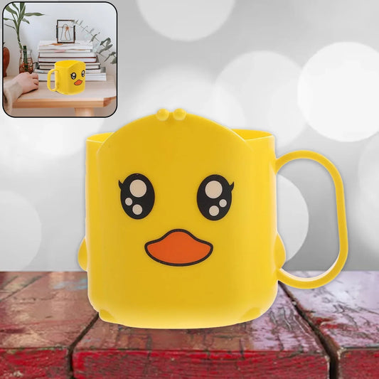 Multipurpose Cartoon Plastic Cup Toothbrush Cups (1 Pc) - Zidbik