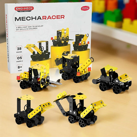 Aditi Stem Educational Mecha Racer Diy Construction Kit - Zidbik