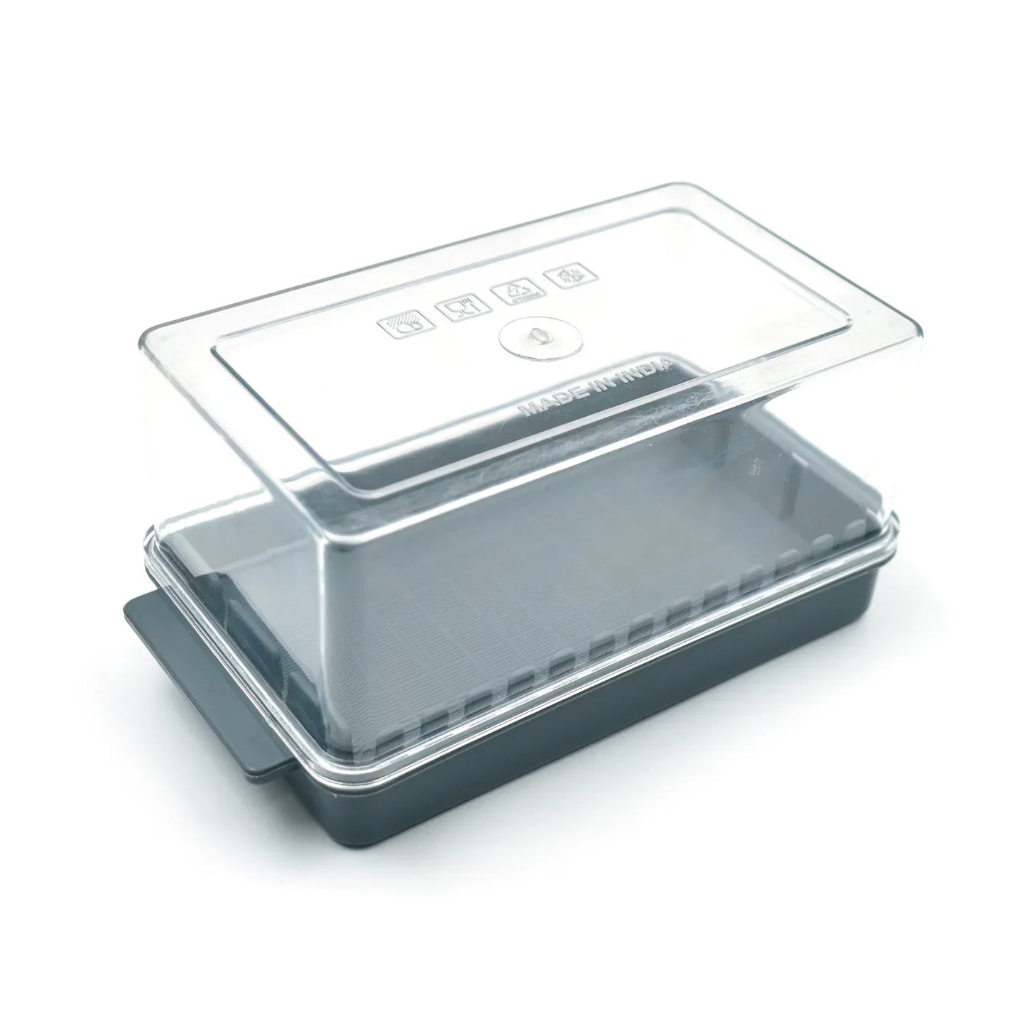 5848 Butter Storage Box With Slicer For Easy Cuttingcheese Butter Organizer Dispenser For Kitchen Refrigeratortransparent Plastic Butter Box With Lidbutter Cutter Slicer Storage Tray (1 Pc) - Zidbik