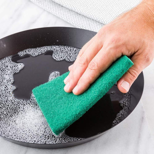 3438 Scrub Sponge Cleaning Pads Aqua Green - Zidbik