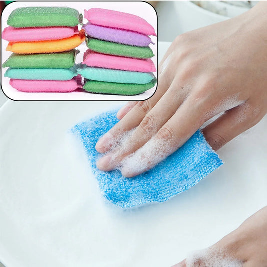2626 Scratch Proof Kitchen Utensil Scrubber Pad (Pack Of 12) - Zidbik