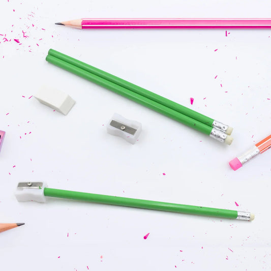 4532 School Office Set (Ruler 2 Pencils Eraser Sharpener) Stationary Set 5 Items Educational Item For School Going Kids Stationary Set For Girls Boysstationary For Schoolgift Pack For Girls Kidsbirthday Gift Kids (5 Pc Set ) - Zidbik