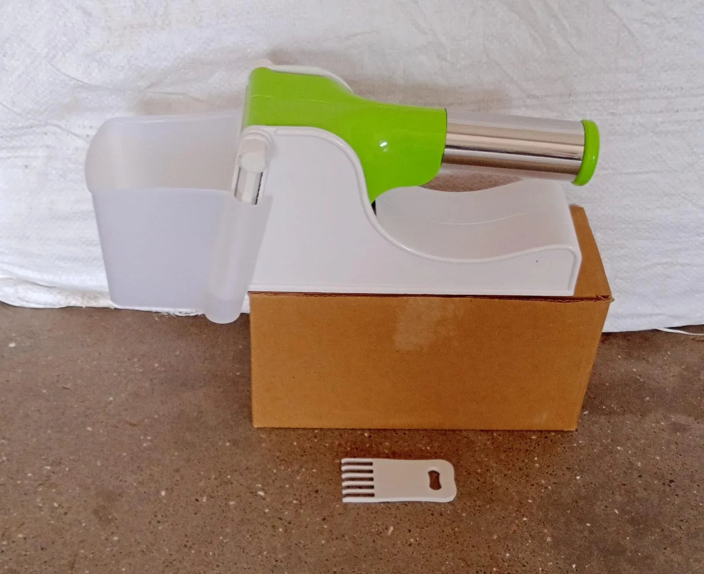 114 Virgin Plastic French Fry Chipser Potato Chipserpotato Slicer With Container - Zidbik