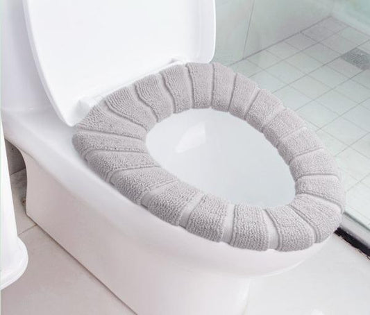 1458 Winter Comfortable Soft Toilet Seat Mat Cover Pad Cushion Plush - Zidbik