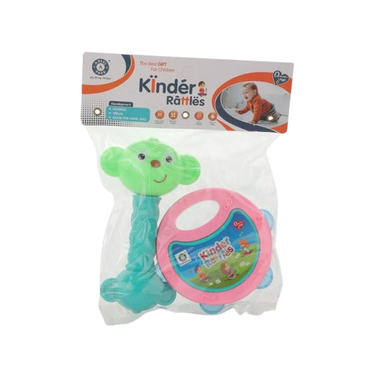 1940 At40 2pc Rattles Baby Toy And Game For Kids And Babies For Playing And Enjoying Purposes. - Zidbik