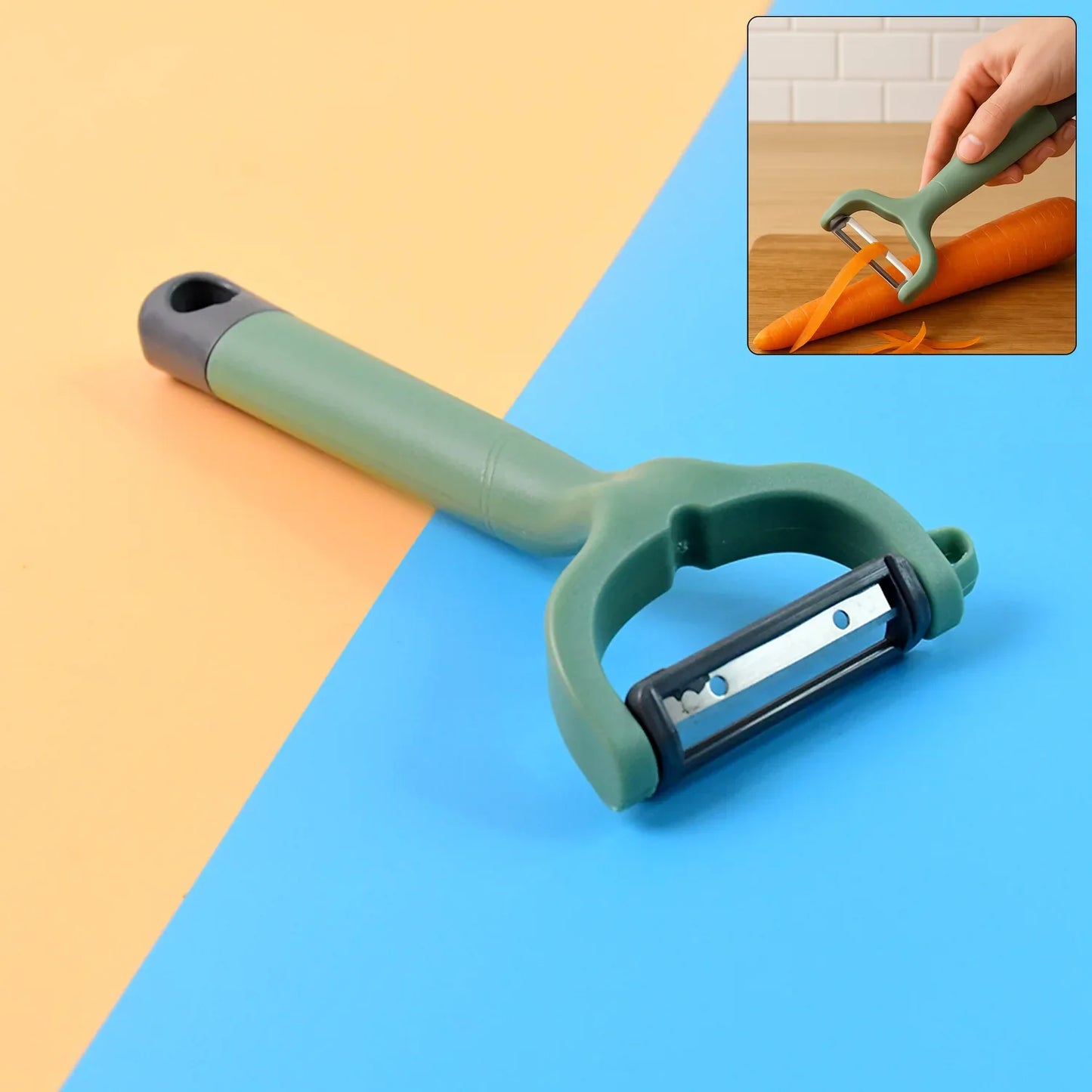 Apex Premium Ergonomic Vegetable Fruit Peeler (1 Pc) - Zidbik