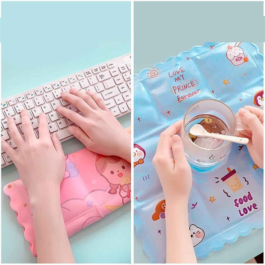 Ice Pad Cooling Cushion Cartoon Cute Summer Gel Office Cushion 3535 Cm 1 Pc