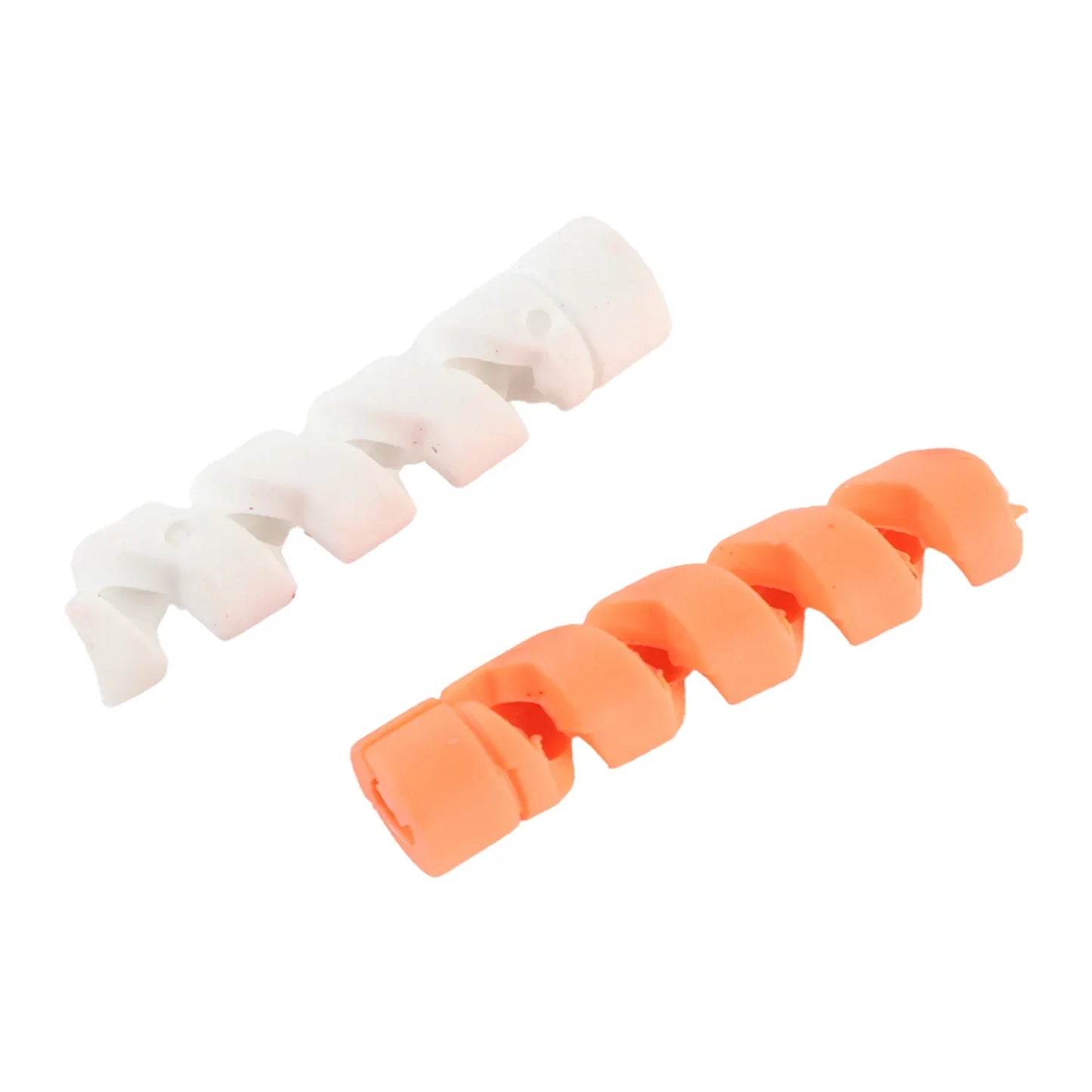 Anti-fray Spiral Cable Protector - (2 Pc Set) - Zidbik