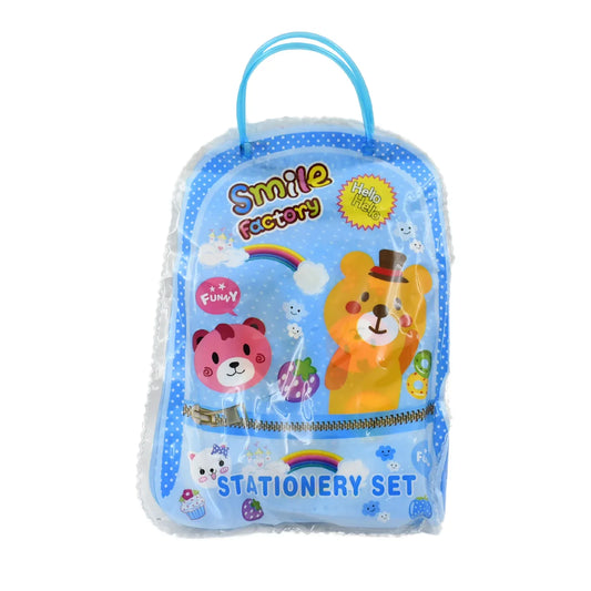 17578 Stationery Kit For Kids - Stationery Set Includes Wooden Pencil Sharpener Pencil And Eraser Set Birthday Return Gift For Kids Boys Girls 2 Pencil 1 Scale 1 Notebook1 Sharpener 1 Eraser With Zip Bag (6 Pcs Set) - Zidbik