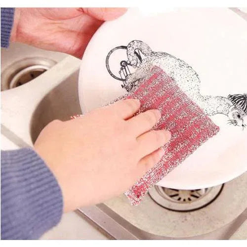 2385 Scratch Proof Kitchen Utensil Scrubber Pad (Pack Of 12) - Zidbik