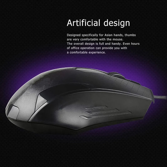 Computer Laptop Wired Optical Mouse (1 Pc) - Zidbik