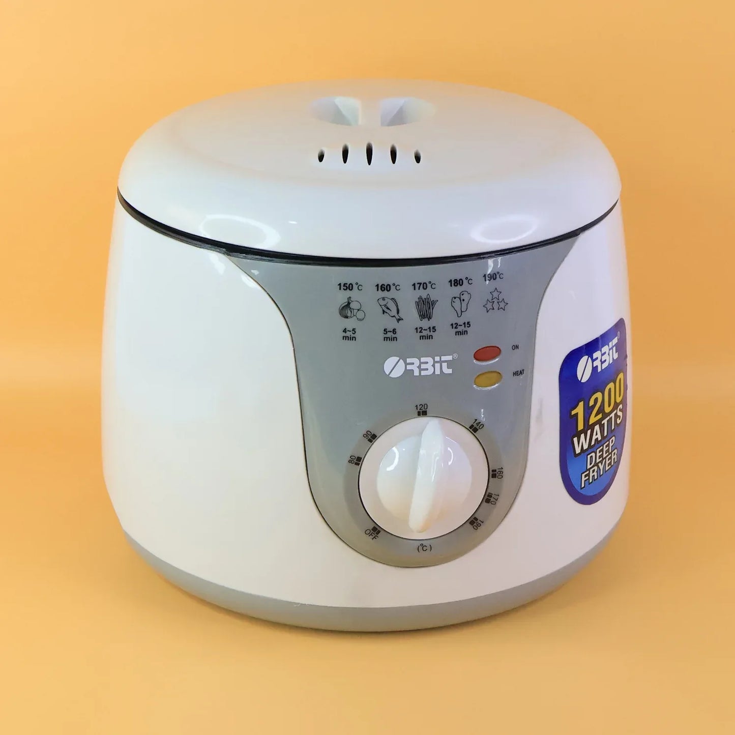 Orbit Adjustable Electric Deep Fryer - 1200w - Zidbik