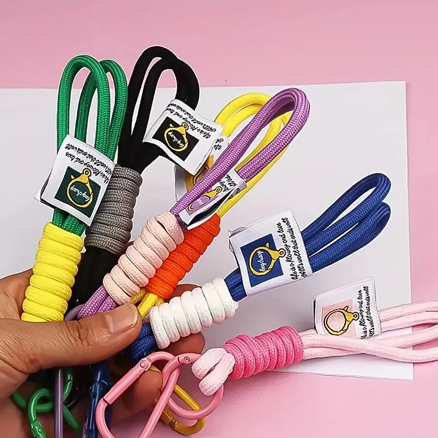 Multipurpose Hand Wrist Strap Lanyardwith Cellphone Phone Strap (1 Pc 7 Inch Multicolor) - Zidbik