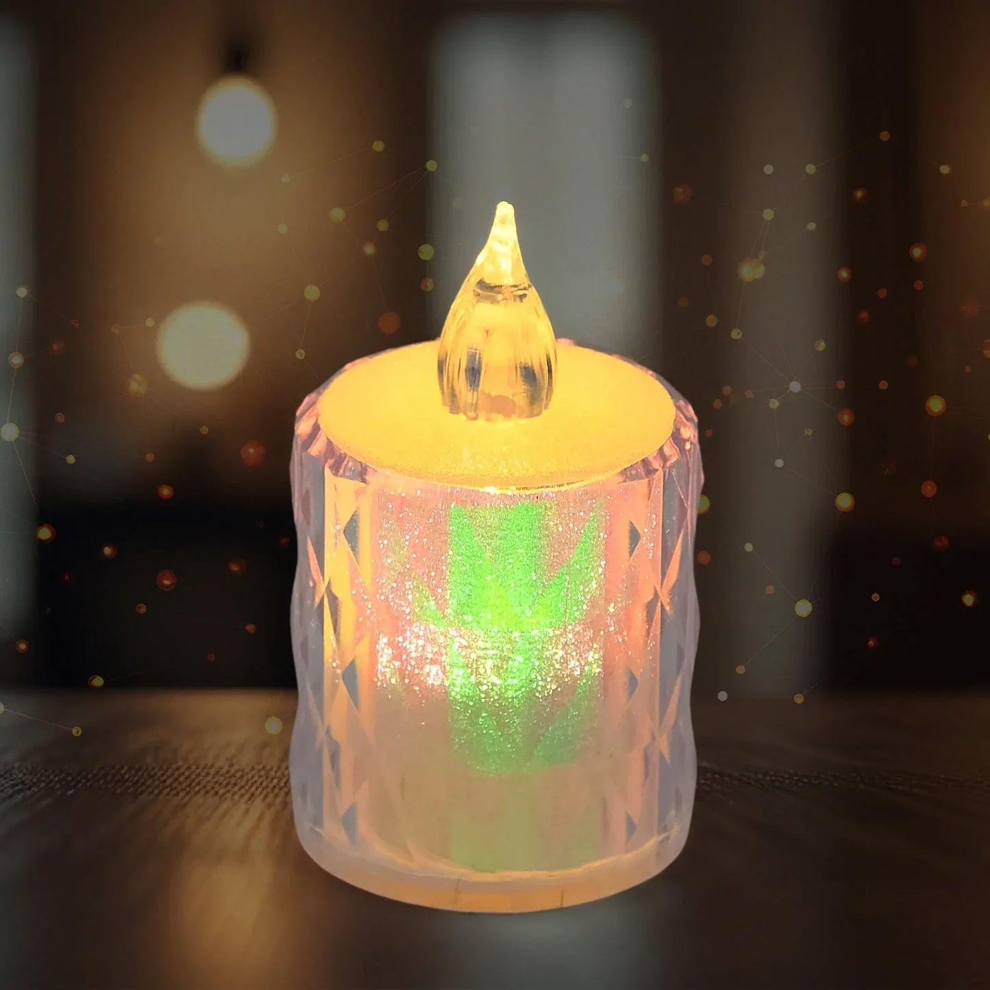 Festive Lighting For Any Occasion 12 Pack Led Tealight Candles - Zidbik