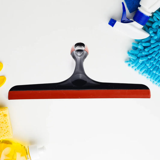 17754 Plastic Kitchen Wiper Ideal For Kitchen Platform Windows Glass Car Windshield Silicone Head Multicolor Pack Of 1 Pc - Zidbik