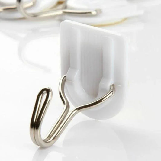 1627 Adhesive Sticker Abs Plastic Hook Towel Hanger For Kitchenbathroom - Zidbik