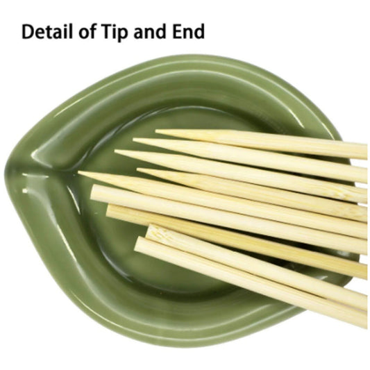 1116 Natural Bamboo Wooden Skewersbbq Sticks For Barbeque And Grilling - Zidbik