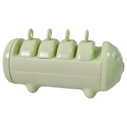 Plastic Ice Candy Maker 4 Compartment Grid Kulfi Candy (1 Pc) - Zidbik