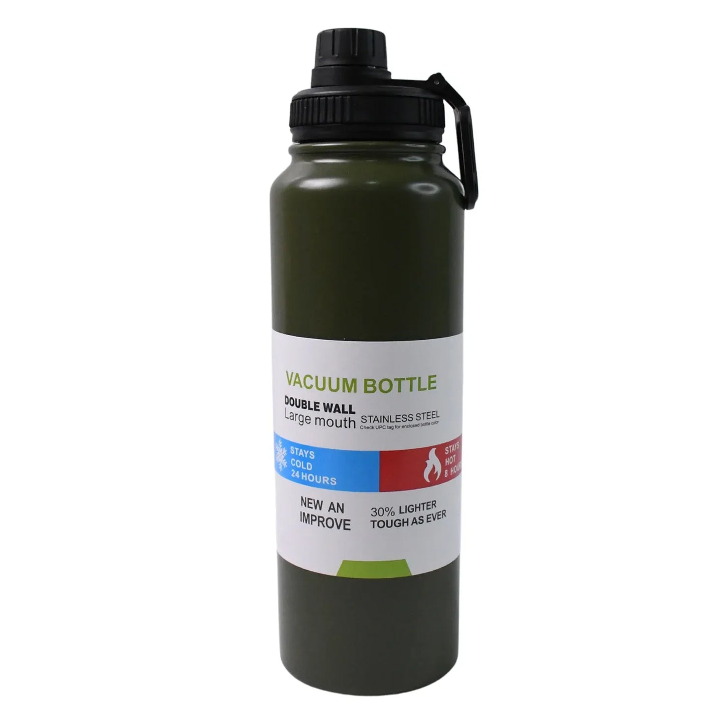 Stainless Steel Double Wall Vacuum-insulated Drink Water Bottle (800 Ml) - Zidbik