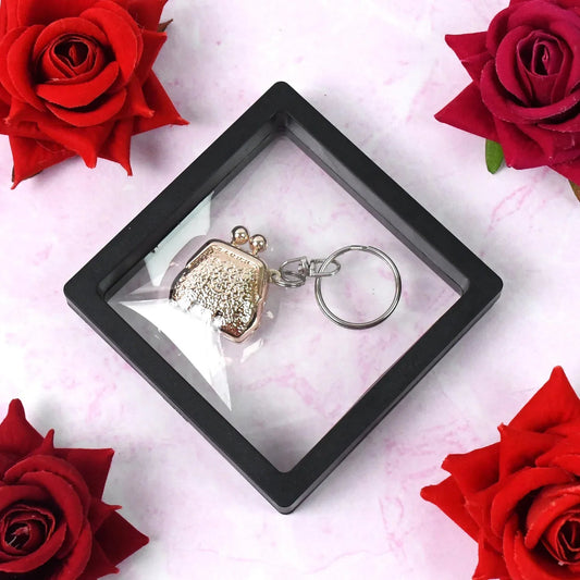 Nail Clipper Keychain With 3d Floating Frame Display Case (1 Set) - Zidbik