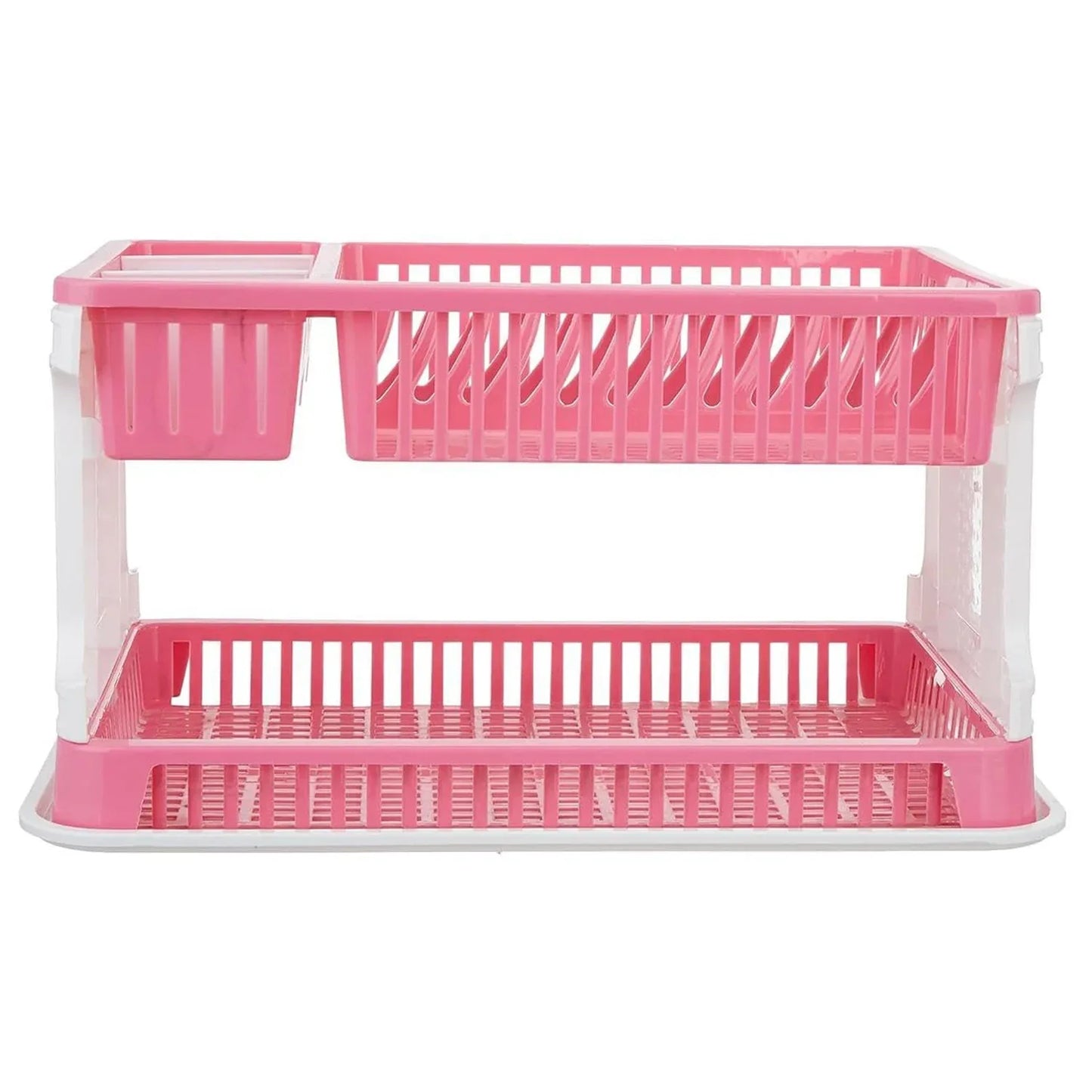 Plastic Kitchen Organizer Rack With Water Storing Tray - Zidbik