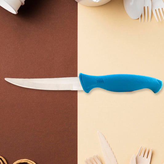 Heavy-duty Stainless Steel Kitchen Knife With Ergonomic Handle (1 Pc) - Zidbik