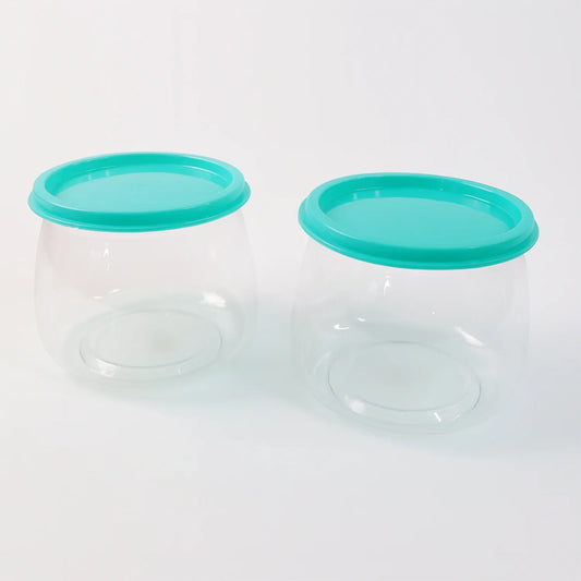 Airtight Storage Containers Set Approx 900ml (2 Pc) - Zidbik