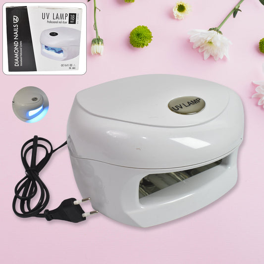 18w Led Uv Lamp Nail Dryer Gel Nail Lamp Nail Polish Curing Lamp (1 Pc) - Zidbik