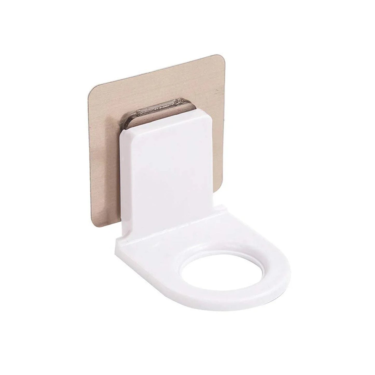 1158 Wall Mounted Self Sticky Hooks For Body Wash Shampoo Bottle Wall Storage Strong Adhesive Hook Power Plug Socket Hanger Holder Multi Color (1pc) - Zidbik