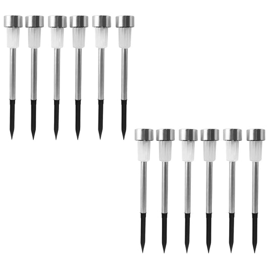 Solar Lawn Lamp Set Of 12 Pc - Zidbik