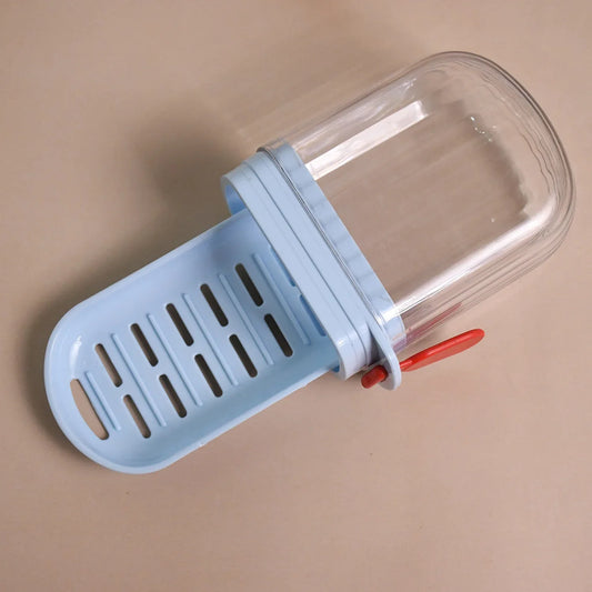 Multifunctional Soap Box With Drain Tray And Lock Clip Sabudani (1 Pc) - Zidbik