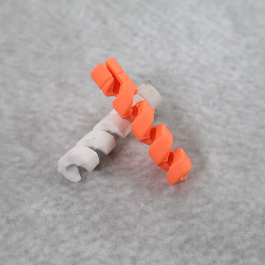 Anti-fray Spiral Cable Protector - (2 Pc Set) - Zidbik