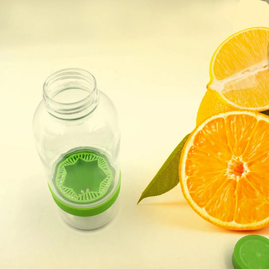 2417 Citrus Zinger Fruit Infuser Water Bottle Sports Duo Citrus Kid Zinger Juice Water Bottle - Zidbik