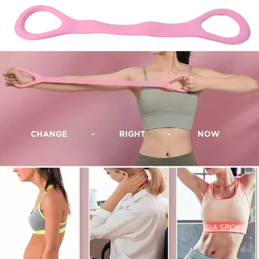 Silicone Resistance Bands Fitness Elastic Stretch (1 Pc) - Zidbik