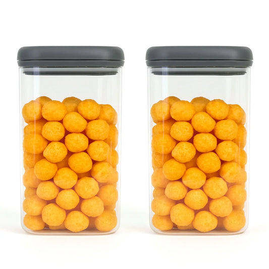 Supermom Airtight Kitchen Storage Containers (2 Pc Set 1500 Ml) - Zidbik