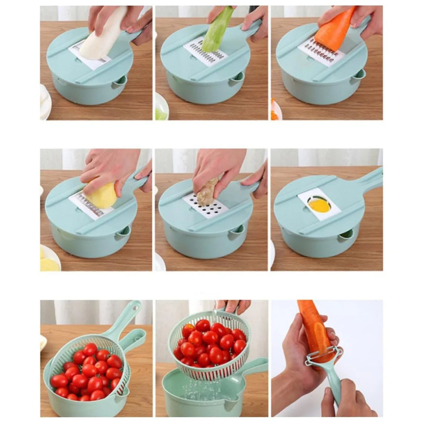 Multi-functional Kitchen Vegetable Slicer Set - Zidbik
